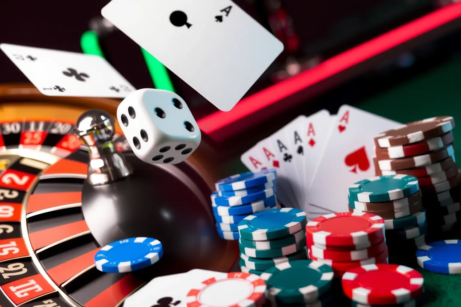 Live casino table games